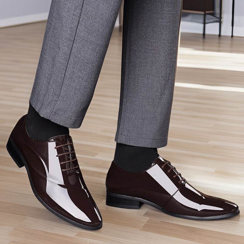 Youth Lace-Up Plus Size Men's Formal Shoes - Trendy & Versatile Styles - Buy Center