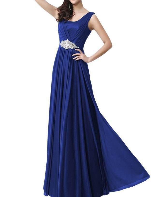 Buycenter Chiffon Bridal Gown - Elegant Evening Dress for Special Occasions - Buy Center