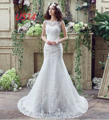 Buycenter Lace Mermaid Wedding Dress - Sexy Trailing Design for Brides - Buy Center