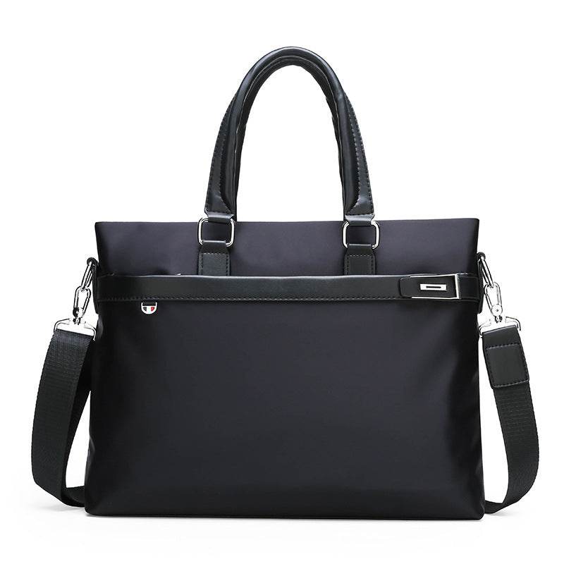 Men's A4 Briefcase Bag - Stylish Oxford Cloth with Zipper Closure - Buy Center
