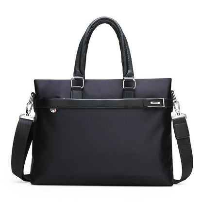 Men's A4 Briefcase Bag - Stylish Oxford Cloth with Zipper Closure - Buy Center