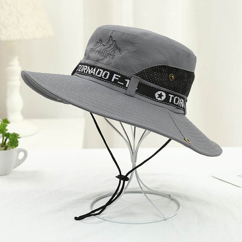 Men's Summer Sun Hat - Stylish UV Protection for Fishing & Climbing - Buy Center