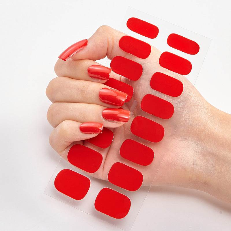 Waterproof Letter Color Nail Stickers - Long Lasting Stylish Designs - Buy Center