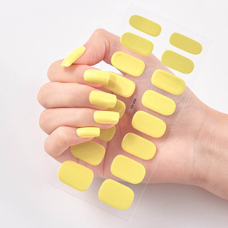Waterproof Letter Color Nail Stickers - Long Lasting Stylish Designs - Buy Center