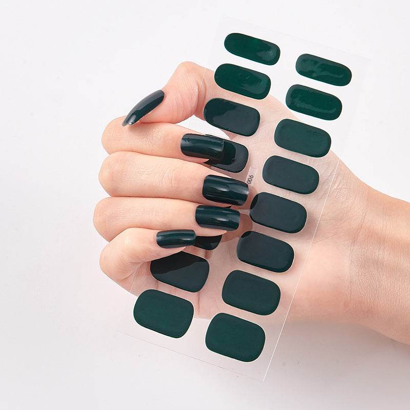 Waterproof Letter Color Nail Stickers - Long Lasting Stylish Designs - Buy Center