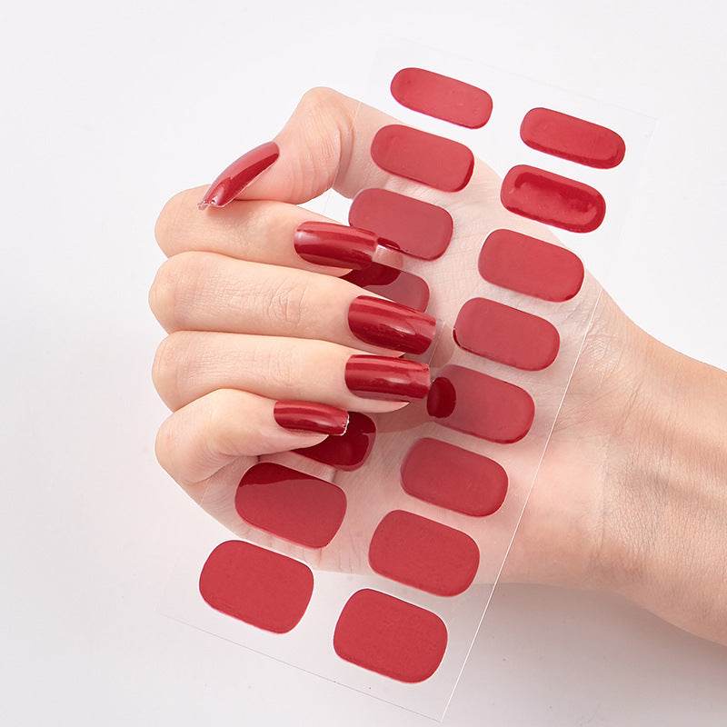 Waterproof Letter Color Nail Stickers - Long Lasting Stylish Designs - Buy Center