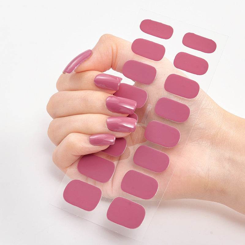 Waterproof Letter Color Nail Stickers - Long Lasting Stylish Designs - Buy Center
