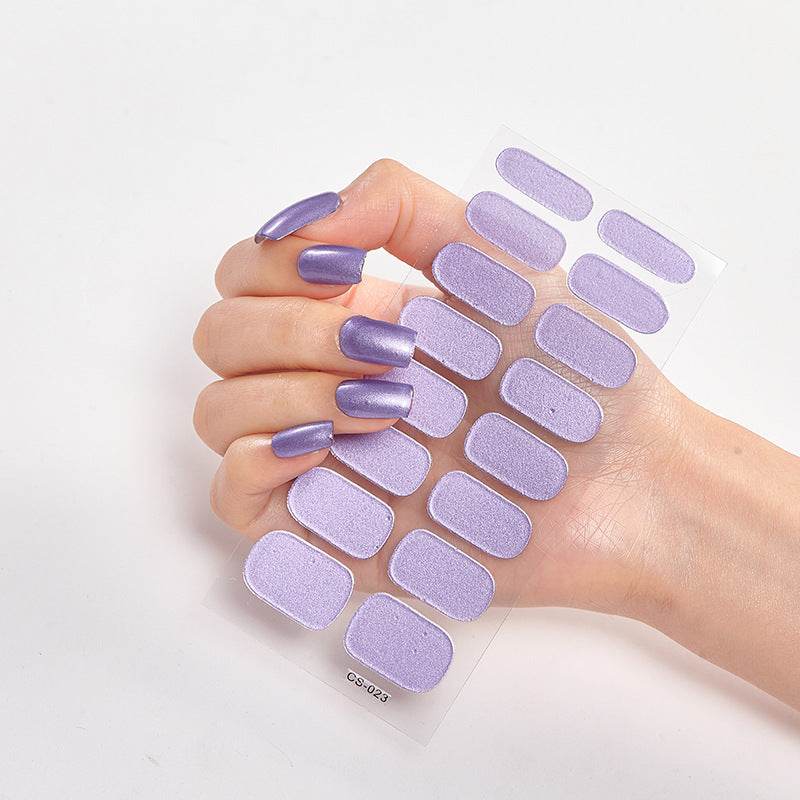 Waterproof Letter Color Nail Stickers - Long Lasting Stylish Designs - Buy Center