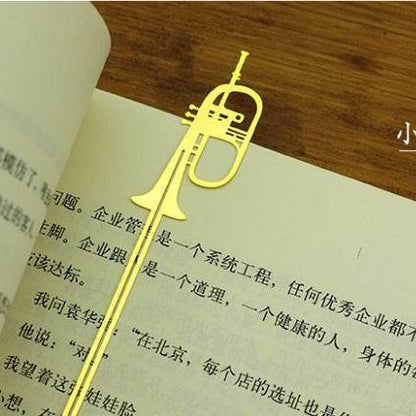 Exquisite 8-Piece Musical Note Bookmark Set - Stylish Gift for Music Lovers - Buy Center