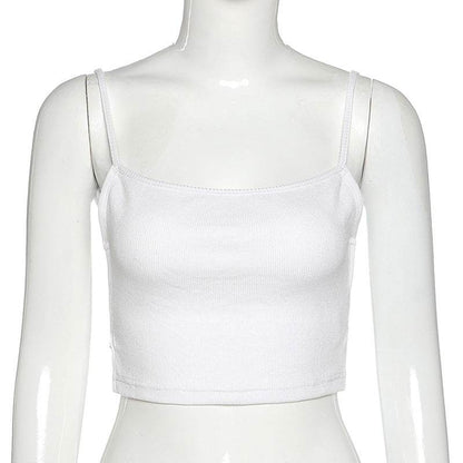 Buycenter Women's Halter Fashion Vest - Slim Fit Backless Camisole - Buy Center