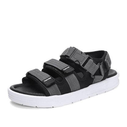 Buycenter Men's Casual Sandals - Summer Beach Shoes with Velcro - Buy Center