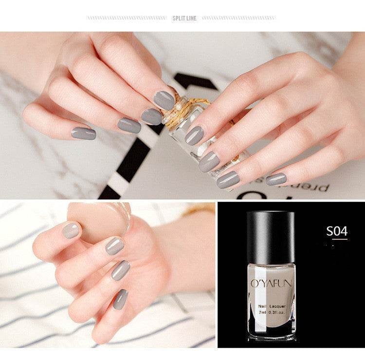 Ouyafei Quick-Drying Nail Polish - Long-Lasting, Easy to Remove Shades - Buy Center