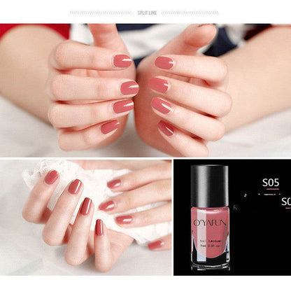 Ouyafei Quick-Drying Nail Polish - Long-Lasting, Easy to Remove Shades - Buy Center
