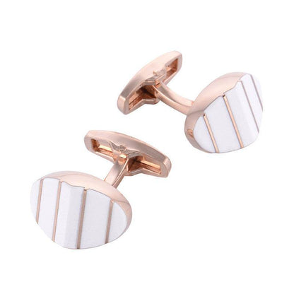 Men's Enamel Cuff Links - Elegant Stylish Picks for Weddings & Business - Buy Center