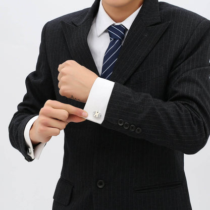 Industrial Revolution Fish Shape Cufflinks - Stylish Copper Design for Men - Buy Center