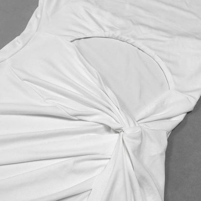 Buycenter Women's Lace-Up Halter Neck Long Skirt - Elegant Evening Dress - Buy Center