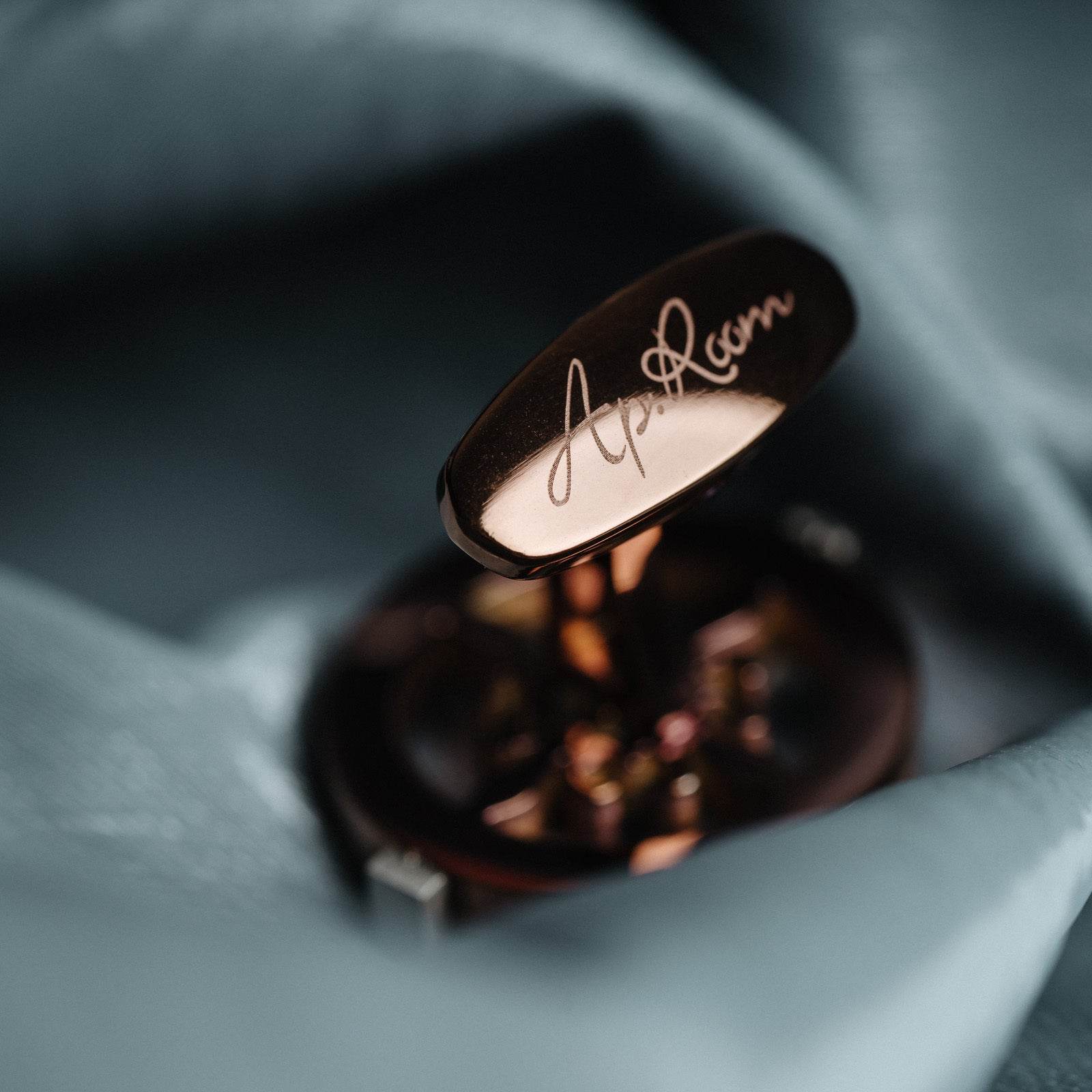 Retro Men's Cufflinks in Chocolate Steel - Elegant French Cuff Design - Buy Center