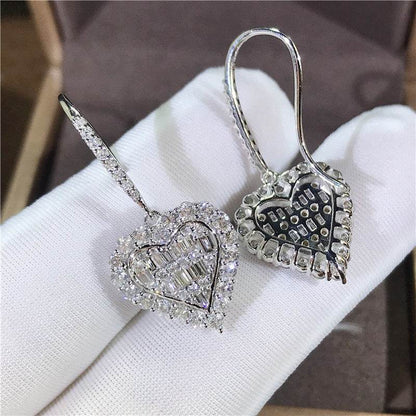 Buycenter Huitan Cubic Zirconia Drop Earrings - Elegant Wedding Fashion - Buy Center