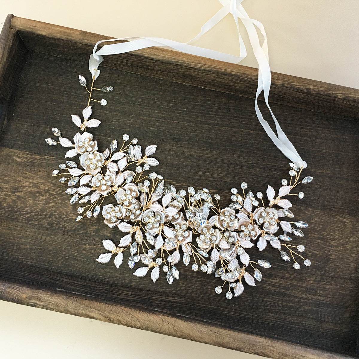 Elegant Wedding Headband - High-Quality Alloy Accessory for Brides - Buy Center