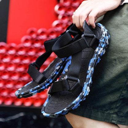 Buycenter Men's Summer Casual Sandals - Comfortable Velcro Fit - Buy Center