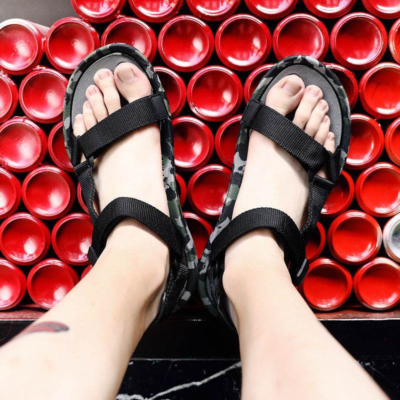 Buycenter Men's Summer Casual Sandals - Comfortable Velcro Fit - Buy Center