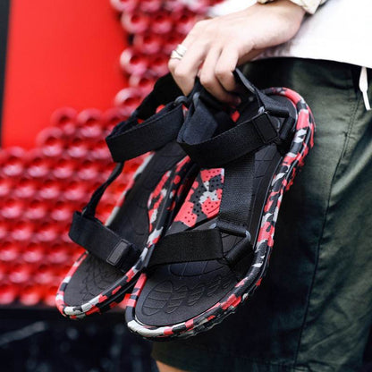 Buycenter Men's Summer Casual Sandals - Comfortable Velcro Fit - Buy Center