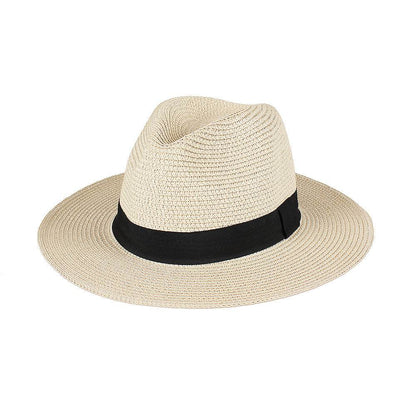 Wide Brim Straw Sun Hat - Stylish Panama Hat for Men & Women 2025 - Buy Center
