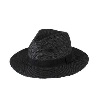 Wide Brim Straw Sun Hat - Stylish Panama Hat for Men & Women 2025 - Buy Center