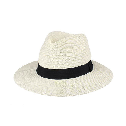 Wide Brim Straw Sun Hat - Stylish Panama Hat for Men & Women 2025 - Buy Center