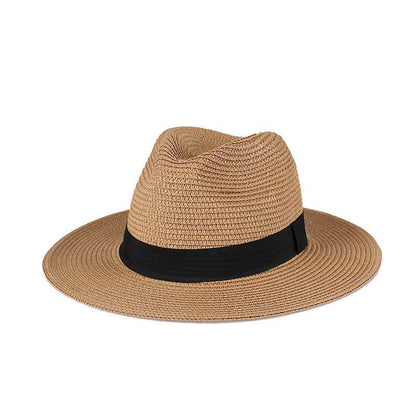 Wide Brim Straw Sun Hat - Stylish Panama Hat for Men & Women 2025 - Buy Center