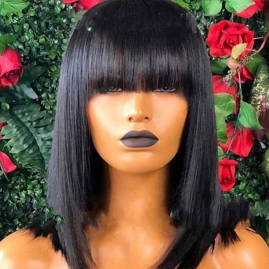 Short Hair Wigs for Ladies - Stylish Qi Bangs Inspired by Korea & Japan - Buy Center