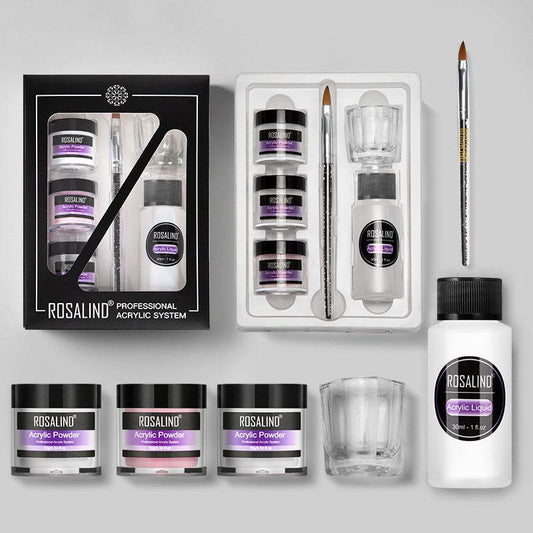 Complete Nail Powder Acrylic System Kit - Professional DIY Nail Art Set - Buy Center