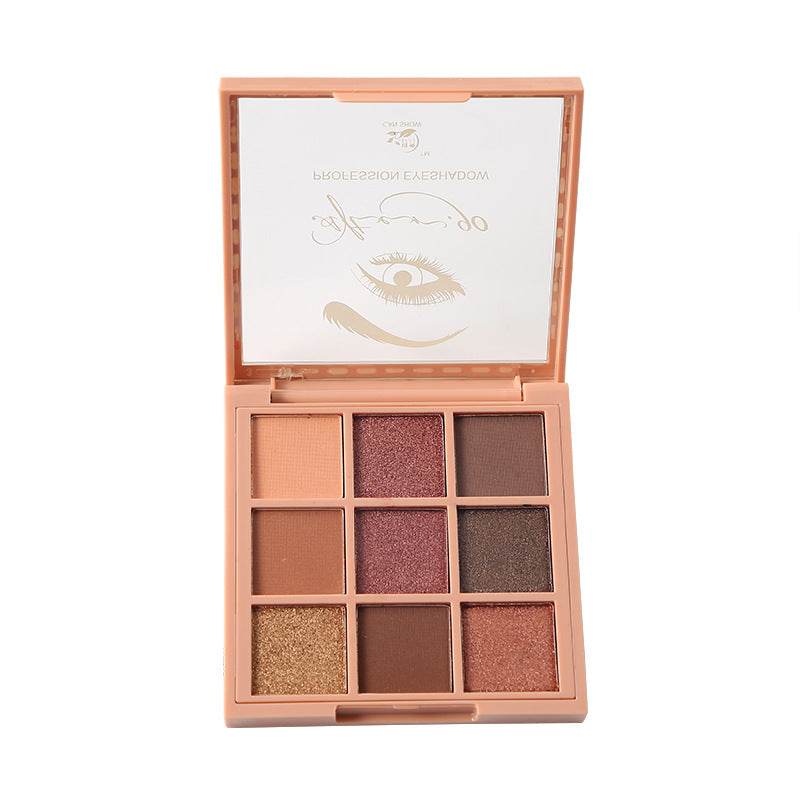 Jiugongge 9-Color Waterproof Eyeshadow Palette - Trendy Makeup Set 2025 - Buy Center