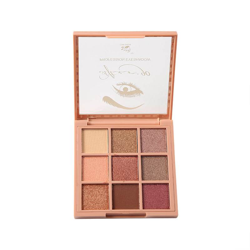 Jiugongge 9-Color Waterproof Eyeshadow Palette - Trendy Makeup Set 2025 - Buy Center