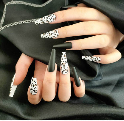 Elegant Long Ballet Nails with Water Droplets - 5 Vibrant Styles - Buy Center
