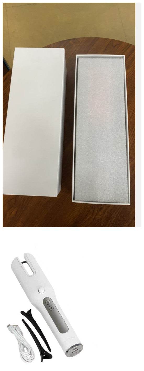 Wireless Automatic Curler - Ceramic Heat, LCD Screen & USB Rechargeable - Buy Center