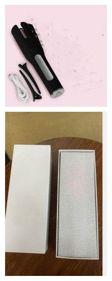 Wireless Automatic Curler - Ceramic Heat, LCD Screen & USB Rechargeable - Buy Center