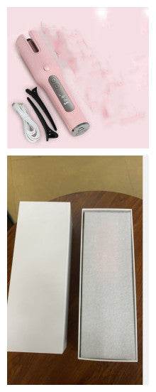 Wireless Automatic Curler - Ceramic Heat, LCD Screen & USB Rechargeable - Buy Center