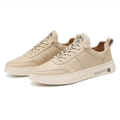 Buycenter Men's Sneakers - Breathable Trendy Vulcanize Shoe in White, Black, Khaki - Buy Center