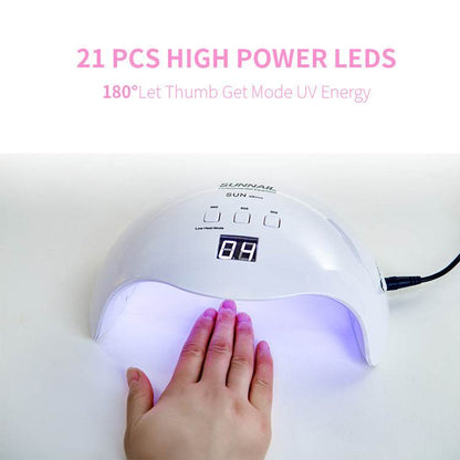 Nail Phototherapy LED Lamp - 48W Fast Drying Nail Polish Dryer - Buy Center