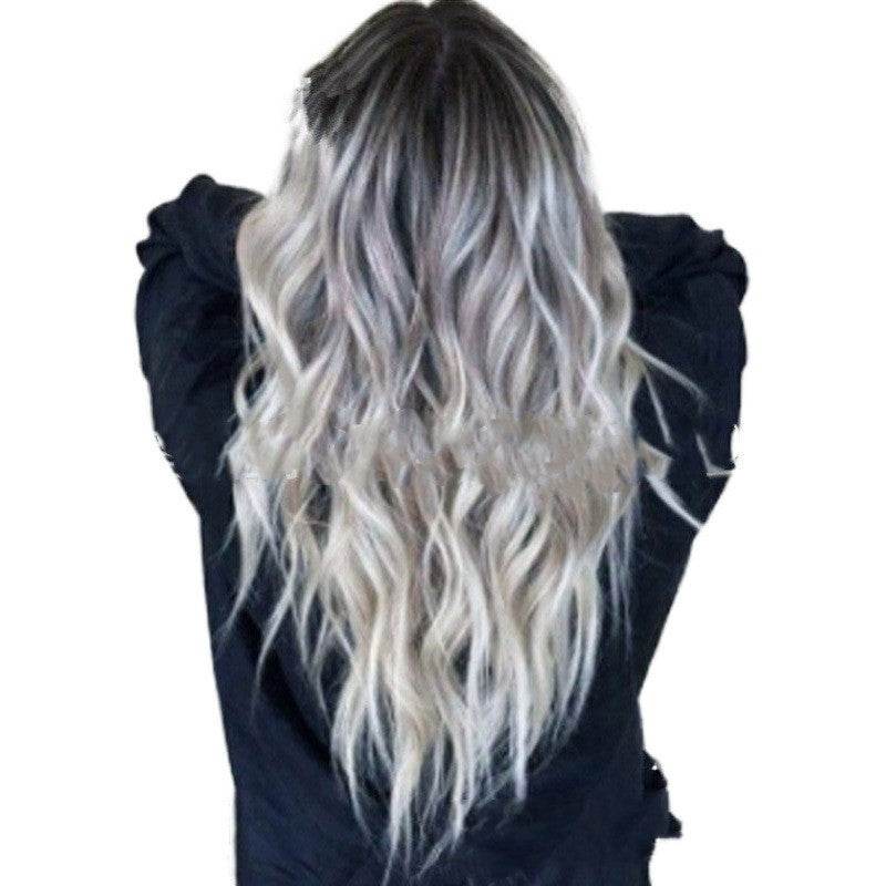 Mid-Point Girls Fashion Wig - Mixed Color Curly Hair Piece for 2025 - Buy Center