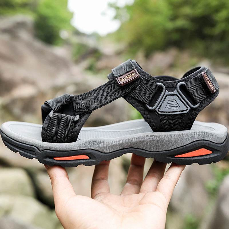 Buycenter Men's Summer Sandals - Stylish Velcro Beach Shoes - Buy Center