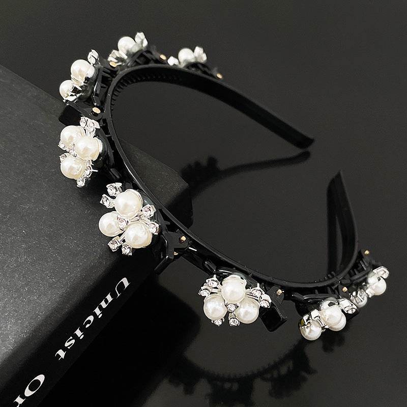 Lazy Braided Hair Clip Headband - Japanese & Korean Stylish Accessory - Buy Center