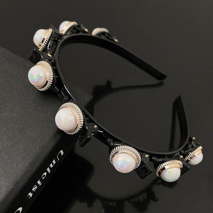 Lazy Braided Hair Clip Headband - Japanese & Korean Stylish Accessory - Buy Center