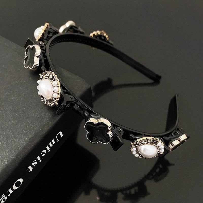 Lazy Braided Hair Clip Headband - Japanese & Korean Stylish Accessory - Buy Center