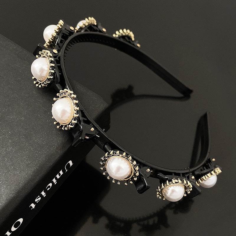 Lazy Braided Hair Clip Headband - Japanese & Korean Stylish Accessory - Buy Center