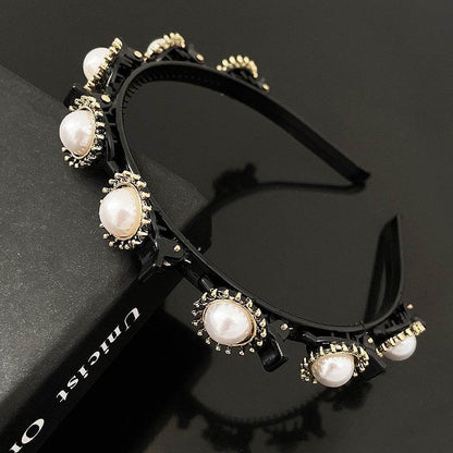 Lazy Braided Hair Clip Headband - Japanese & Korean Stylish Accessory - Buy Center