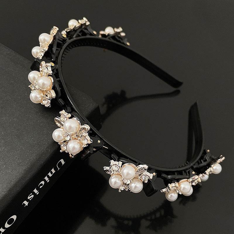 Lazy Braided Hair Clip Headband - Japanese & Korean Stylish Accessory - Buy Center