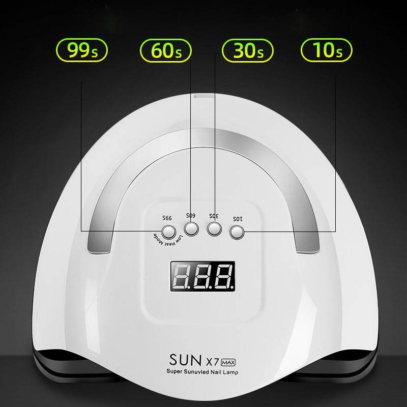 Sun X7Max 180W Nail Phototherapy Machine - Portable Dual Light Source Dryer - Buy Center