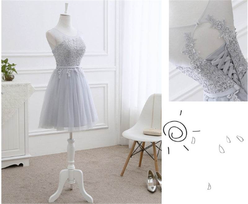 Buycenter A-Line Bridesmaid Dress - Sleeveless Long Evening Gown - Buy Center